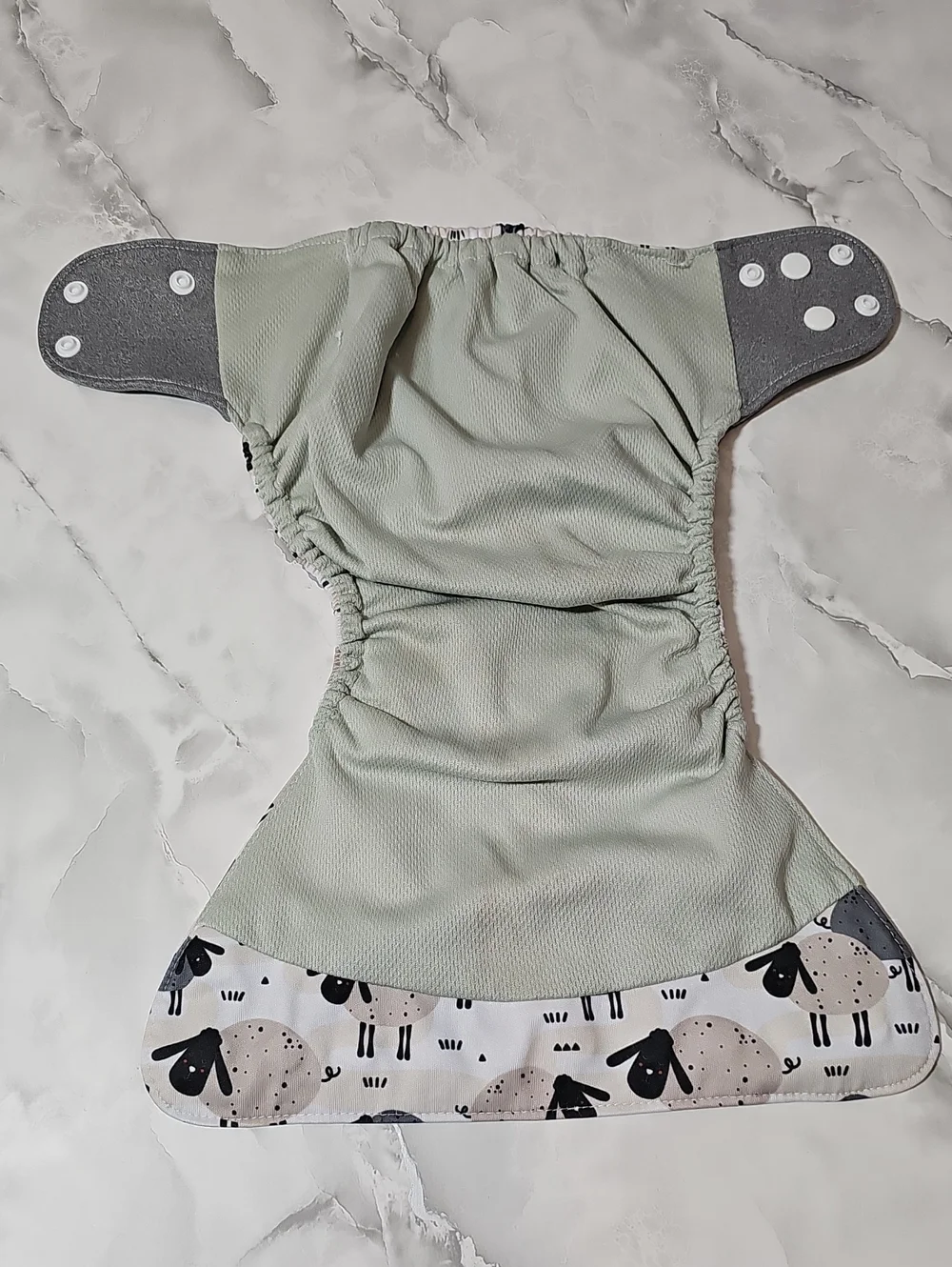 Reusable Pocket Cloth Diaper Adjustable Snaps